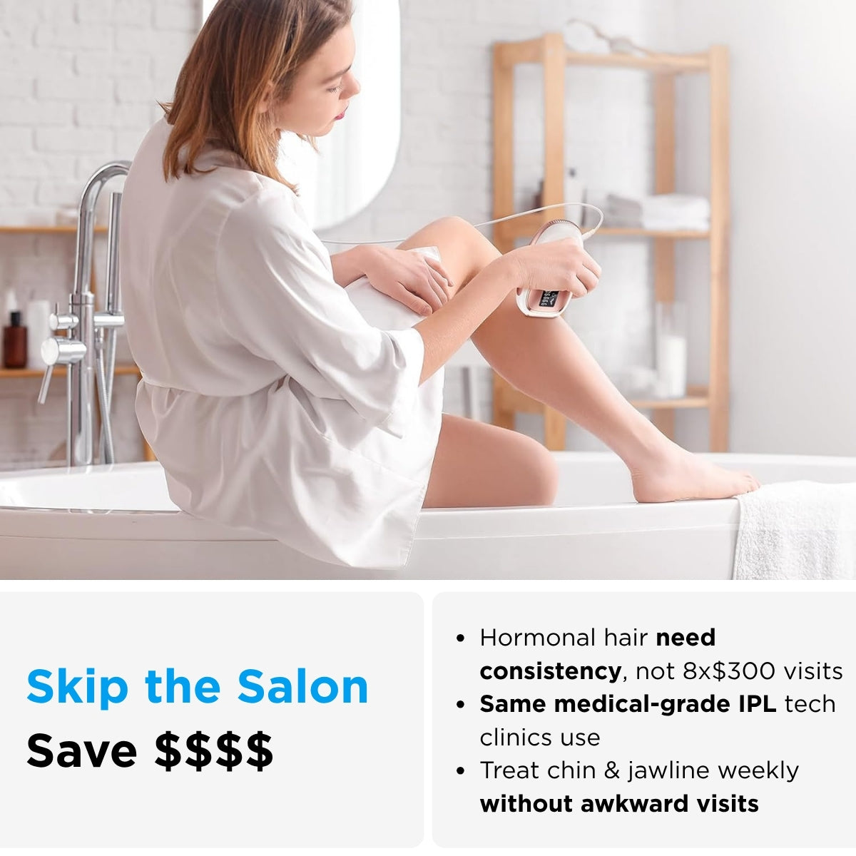 Hairlessly IPL at Home Hair Removal - Halo PRO